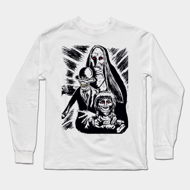 The Demons Long Sleeve T-Shirt by RG Illustration